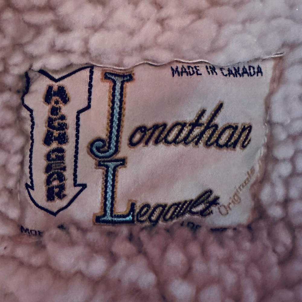 Jonathan Legault Vintage 60s/70s Genuine Suede Leather Shearling Penny Lane Coat - Picture 7 of 7